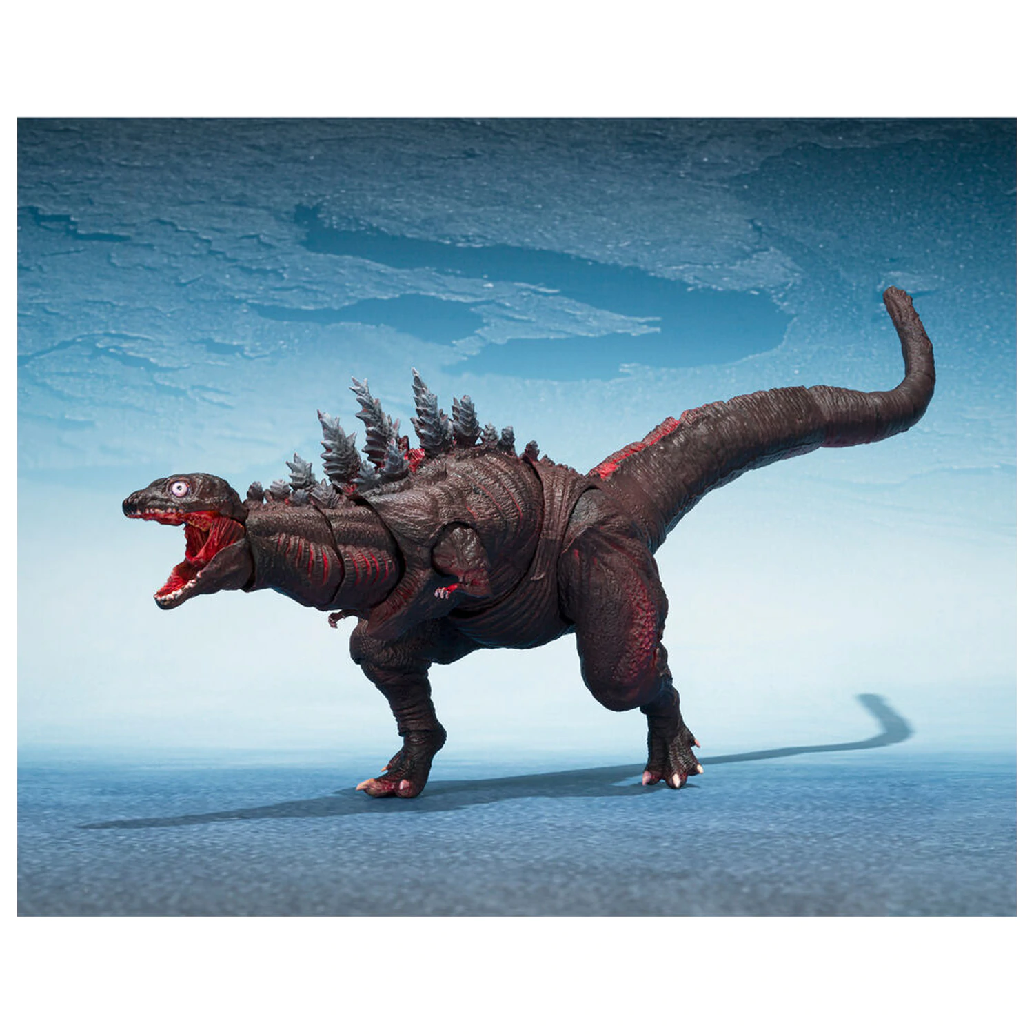Godzilla The Second Form & Third Form & Giant Unidentified Creature S.H. MonsterArts Figuren Set Produktfoto
