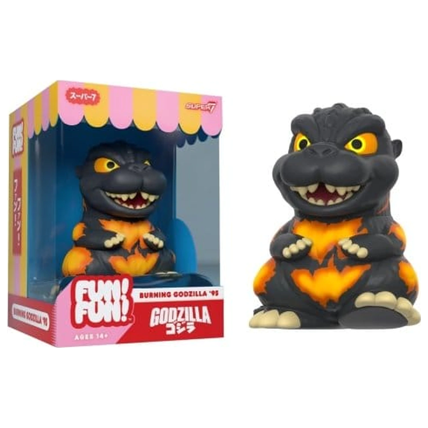 Godzilla Toho Fun! Fun! Miniatur Figur Welle 02 Burning Godzilla Produktfoto
