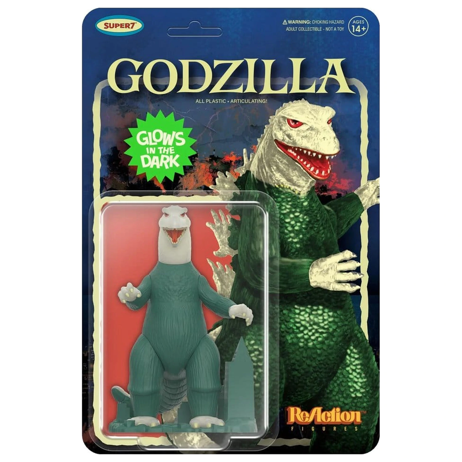 Godzilla Toho ReAction Actionfigur Godzilla Modellbausatz (Glow) 10 cm Produktfoto