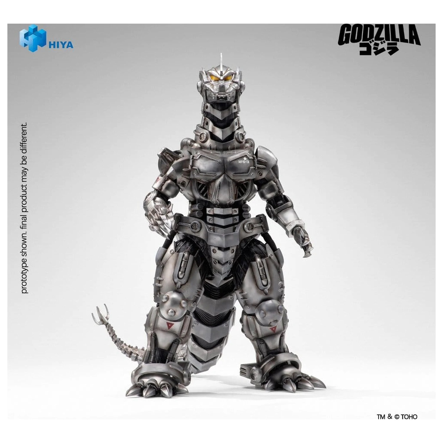 Godzilla Tokyo S.O.S. (2003) Exquisite Basic Series Actionfigur Mechagodzilla Heavy Arms / High Mobility Version 20 cm Produktfoto