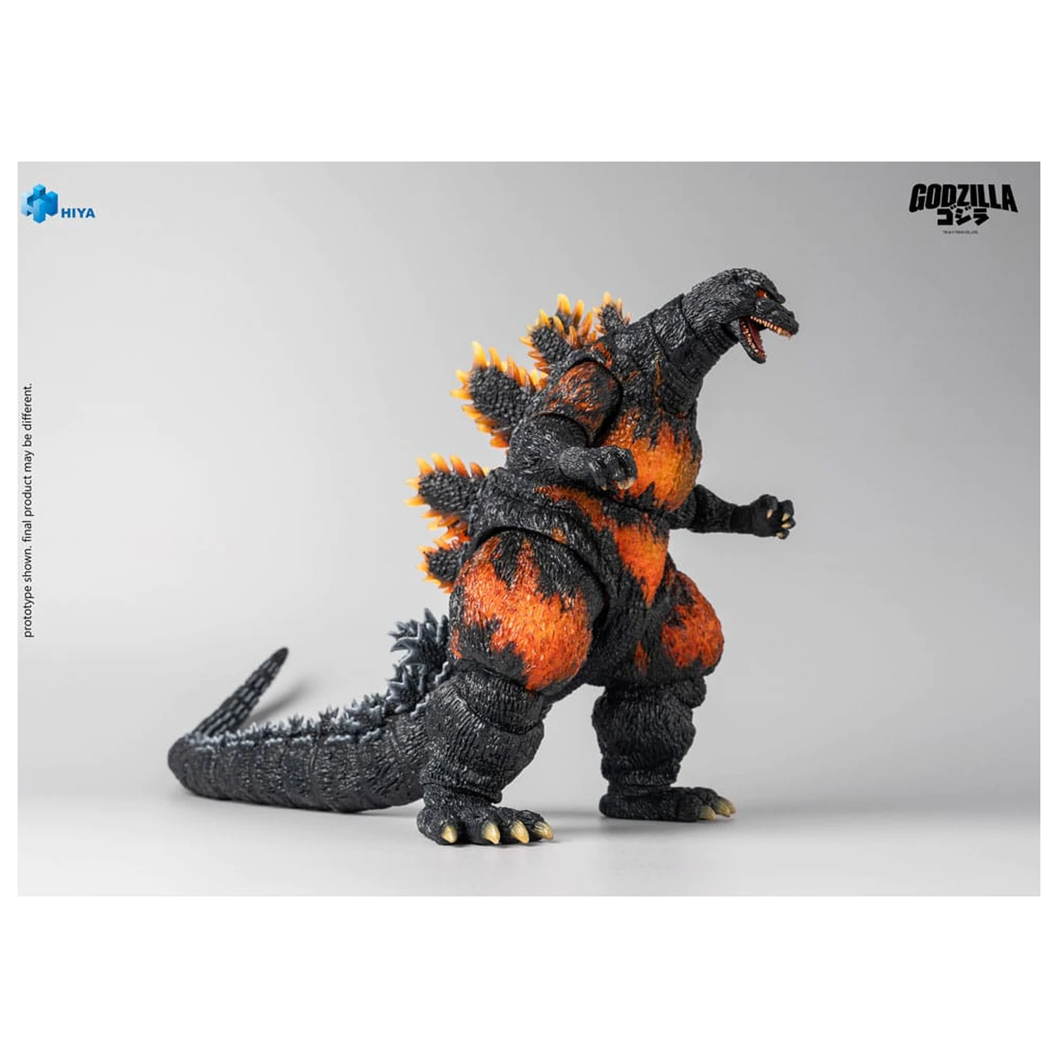 Godzilla vs. Destoroyah (1995) Exquisite Basic Action Figur Burning Godzilla 18 cm Produktfoto