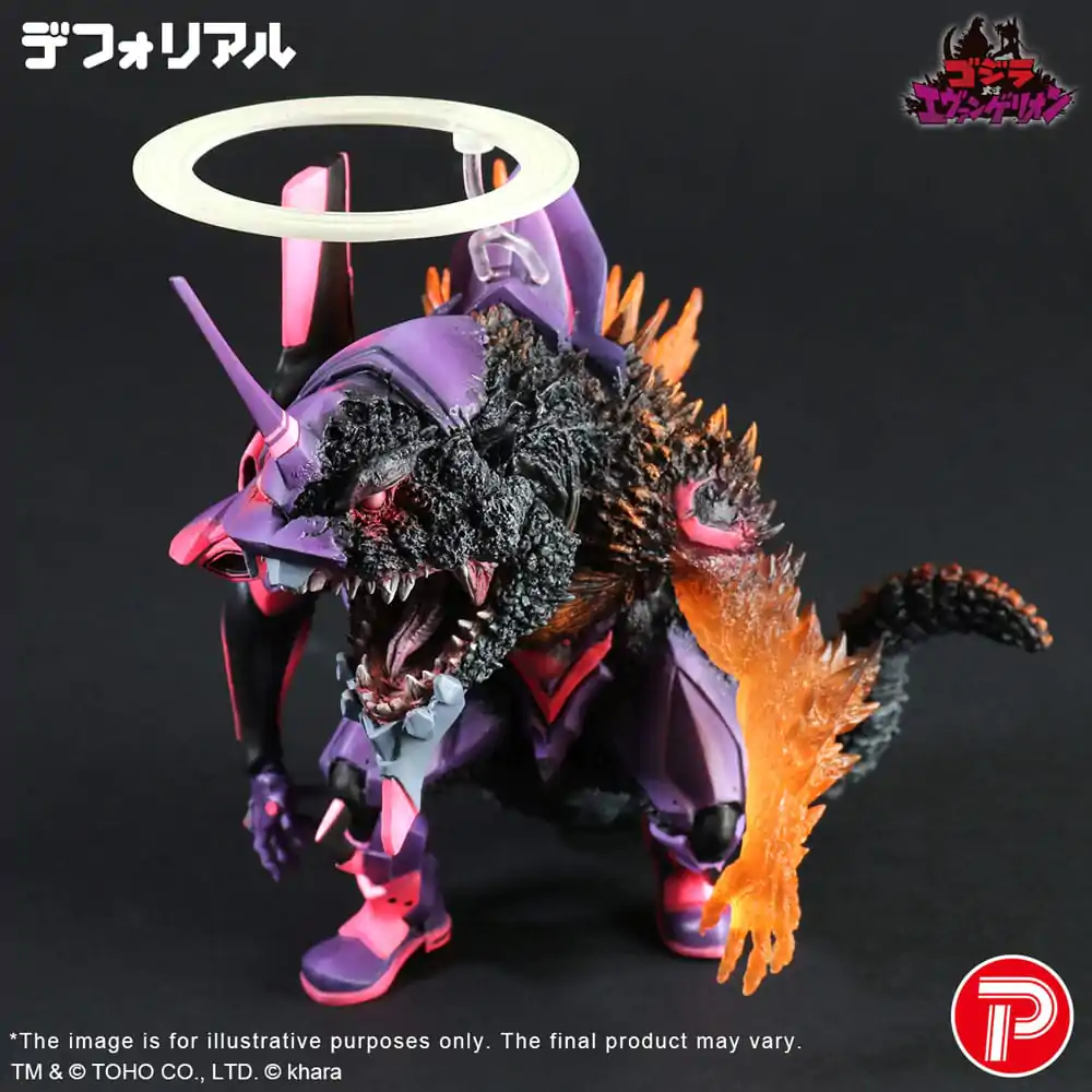 Godzilla vs. Evangelion Deforeal PVC-Statue Test Type-01 Burning "G" Awakening Form 19 cm Produktfoto
