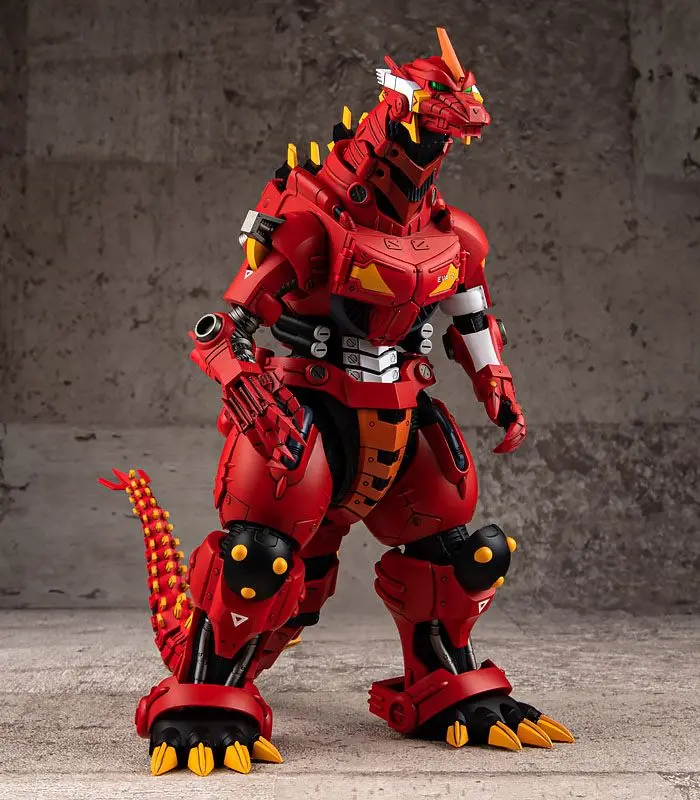 Godzilla vs Evangelion Plastic Model Kit Type-3 Kiryu Kai EVA Unit-02 Color Ver. 24 cm Produktfoto