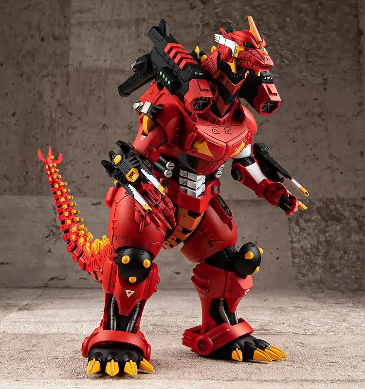 Godzilla vs Evangelion Plastic Model Kit Type-3 Kiryu Kai EVA Unit-02 Color Ver. 24 cm Produktfoto
