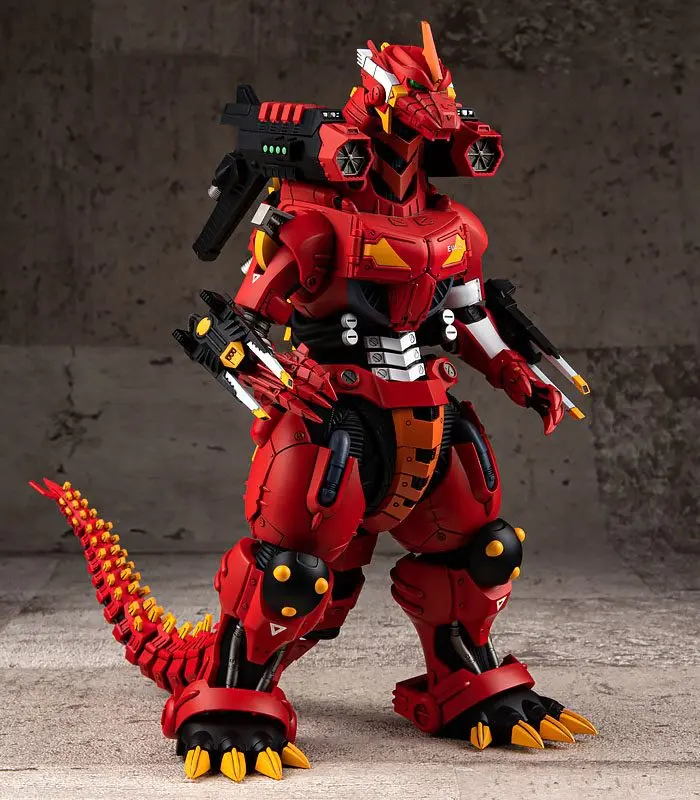 Godzilla vs Evangelion Plastic Model Kit Type-3 Kiryu Kai EVA Unit-02 Color Ver. 24 cm Produktfoto