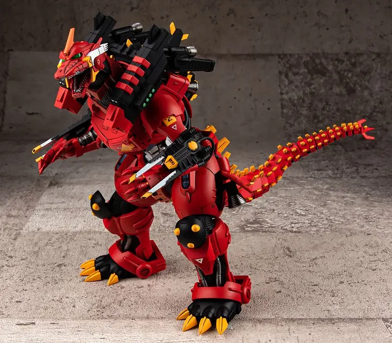Godzilla vs Evangelion Plastic Model Kit Type-3 Kiryu Kai EVA Unit-02 Color Ver. 24 cm Produktfoto