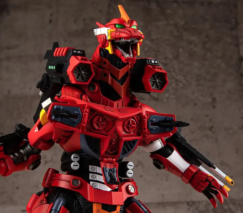 Godzilla vs Evangelion Plastic Model Kit Type-3 Kiryu Kai EVA Unit-02 Color Ver. 24 cm Produktfoto