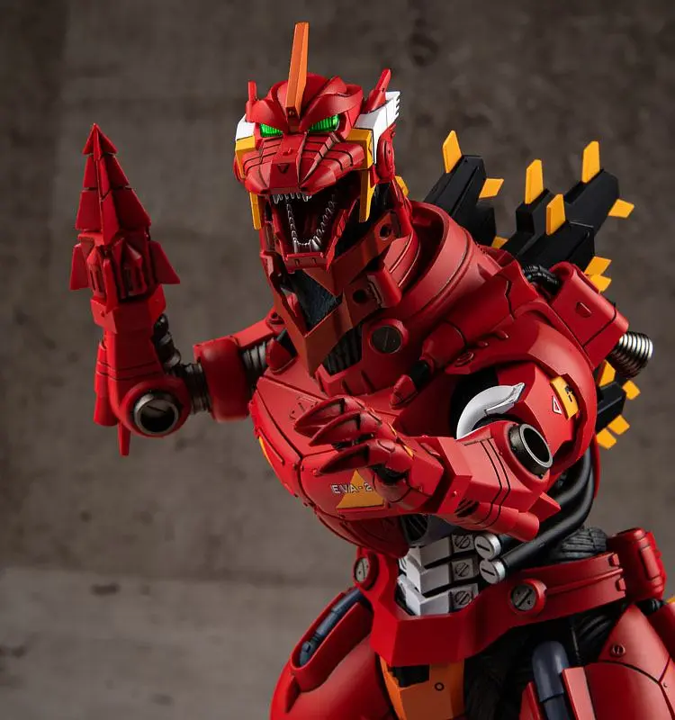 Godzilla vs Evangelion Plastic Model Kit Type-3 Kiryu Kai EVA Unit-02 Color Ver. 24 cm Produktfoto