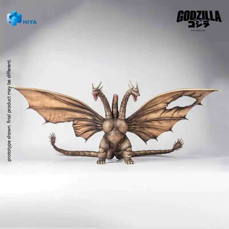 Godzilla vs. King Ghidorah (1991) Exquisite Basic Actionfigur King Ghidorah Battle Damaged Version 33 cm Produktfoto