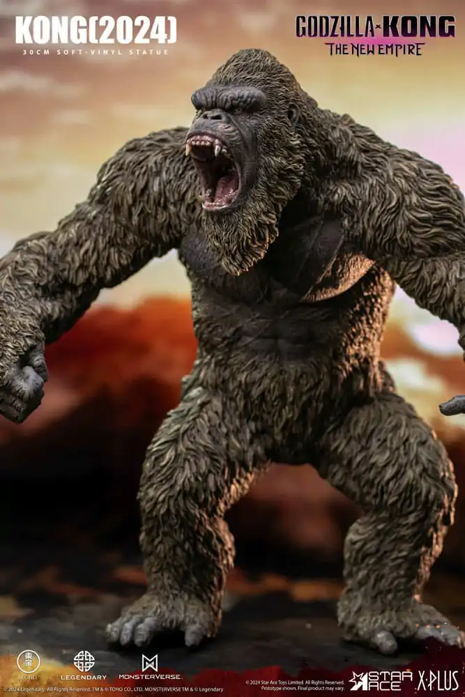 Godzilla vs. Kong: The New Empire Soft Vinyl Statue Kong 30 cm termékfotó