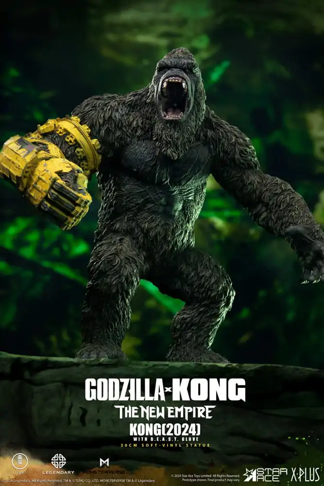 Godzilla vs. Kong: The New Empire Soft Vinyl Statue Kong with B.E.A.S.T. Glove 30 cm termékfotó