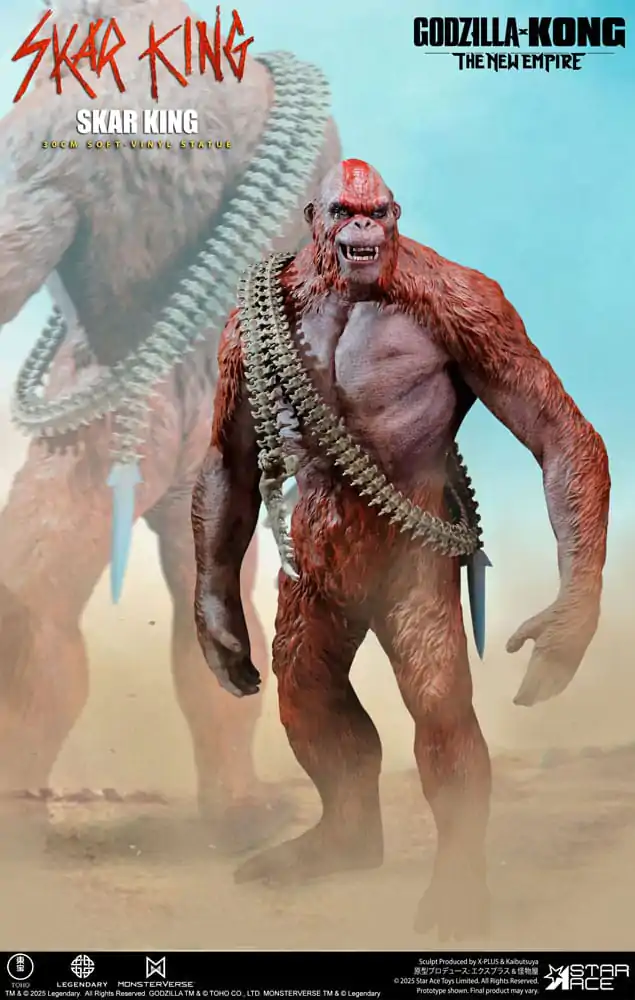 Godzilla vs. Kong: The New Empire Weichvinyl Statue Skar King Unleash the Titan 30 cm Produktfoto