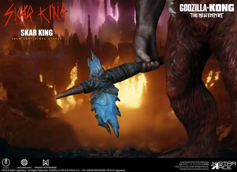 Godzilla vs. Kong: The New Empire Weichvinyl Statue Skar King Unleash the Titan 30 cm Produktfoto