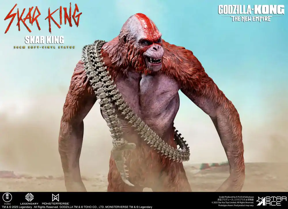 Godzilla vs. Kong: The New Empire Weichvinyl Statue Skar King Unleash the Titan 30 cm Produktfoto