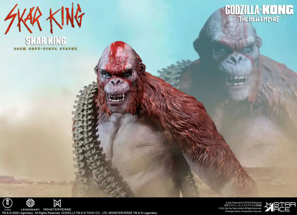Godzilla vs. Kong: The New Empire Weichvinyl Statue Skar King Unleash the Titan 30 cm Produktfoto