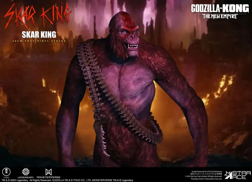 Godzilla vs. Kong: The New Empire Weichvinyl Statue Skar King Unleash the Titan 30 cm Produktfoto