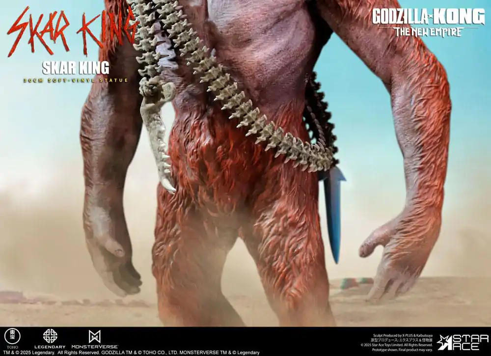 Godzilla vs. Kong: The New Empire Weichvinyl Statue Skar King Unleash the Titan 30 cm Produktfoto
