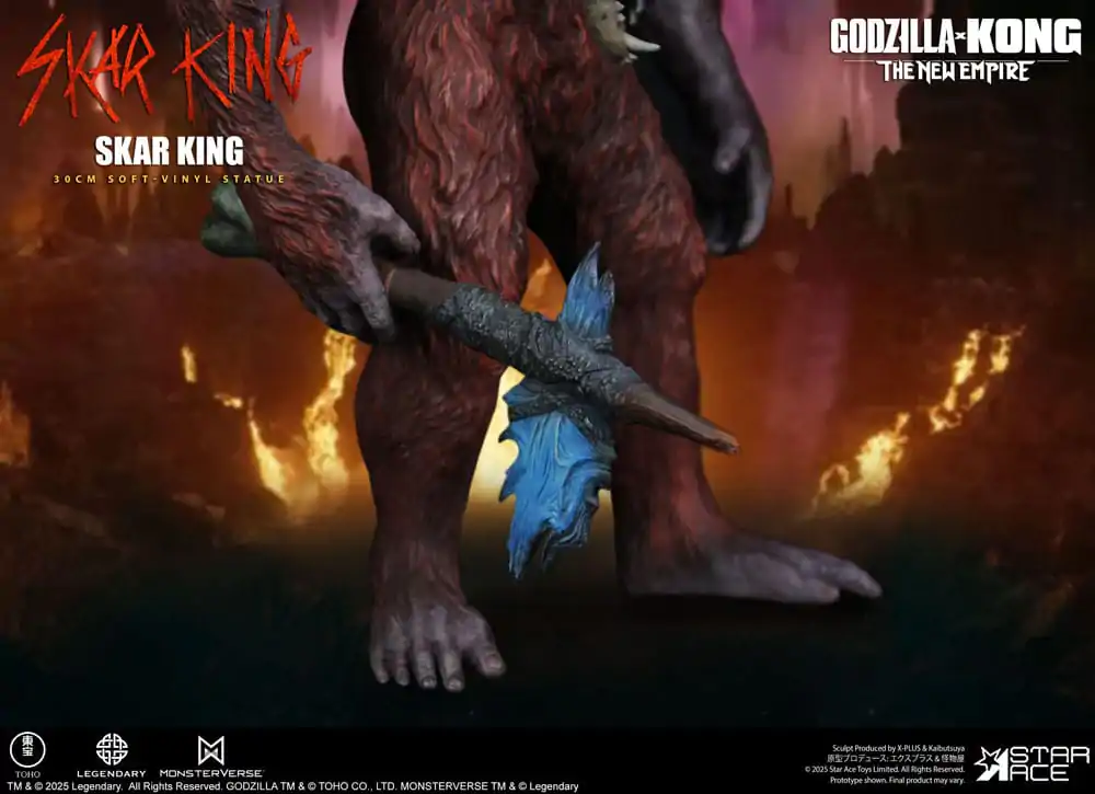 Godzilla vs. Kong: The New Empire Weichvinyl Statue Skar King Unleash the Titan 30 cm Produktfoto