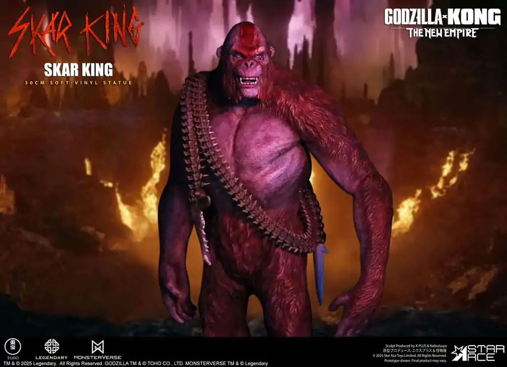 Godzilla vs. Kong: The New Empire Weichvinyl Statue Skar King Unleash the Titan 30 cm Produktfoto