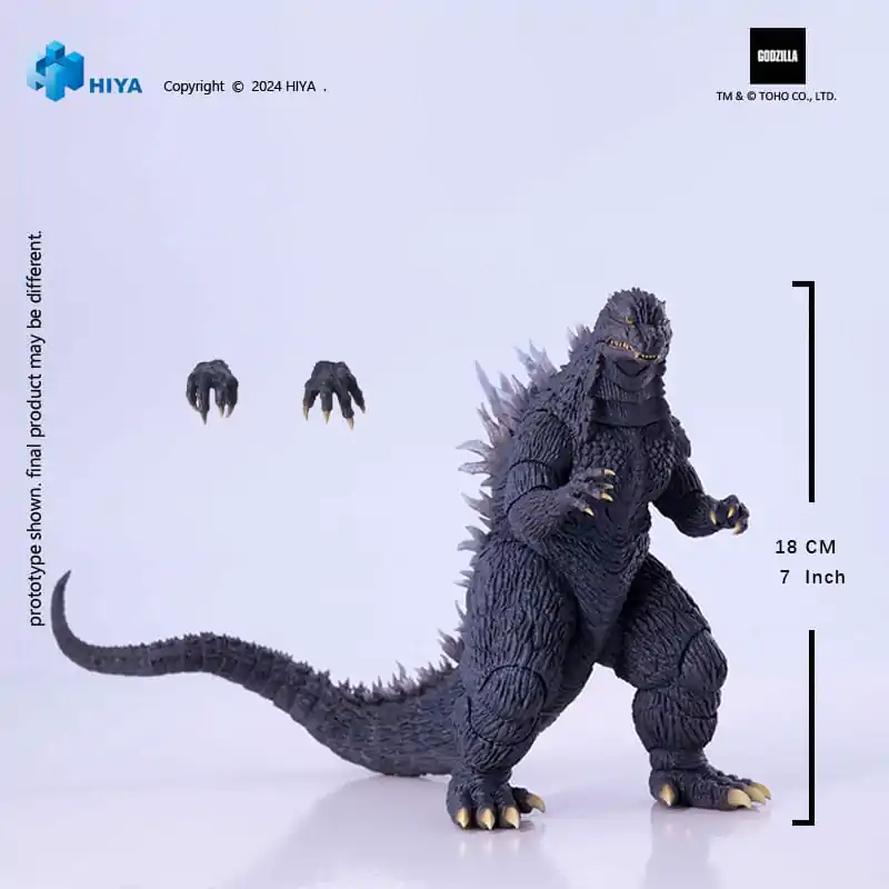 Godzilla against Mechagodzilla 2002 Exquisite Basic Actionfigur Godzilla 18 cm Produktfoto