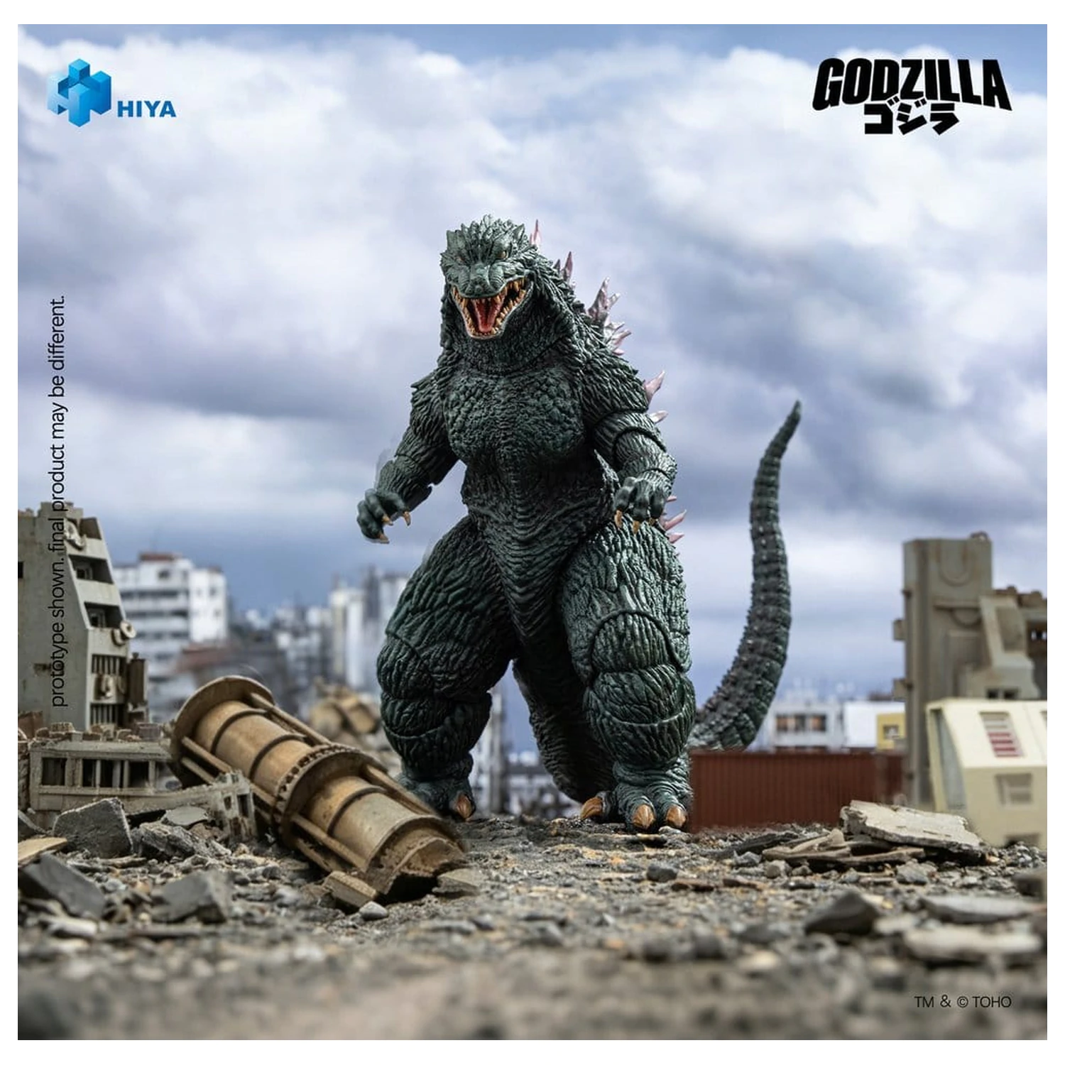 Godzilla vs. Megaguirus (2000) Exquisite Basic Series Action Figur Godzilla 18cm Produktfoto
