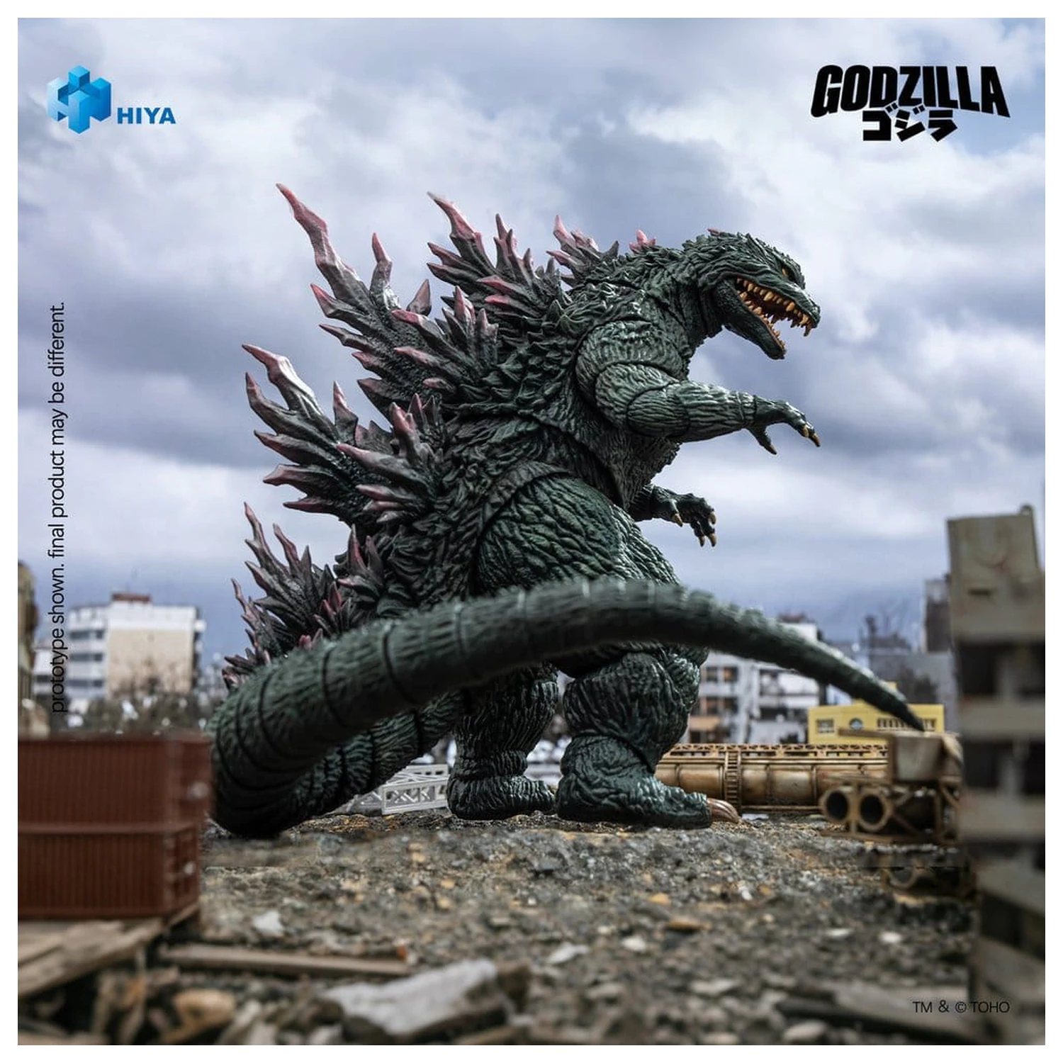 Godzilla vs. Megaguirus (2000) Exquisite Basic Series Action Figur Godzilla 18cm Produktfoto