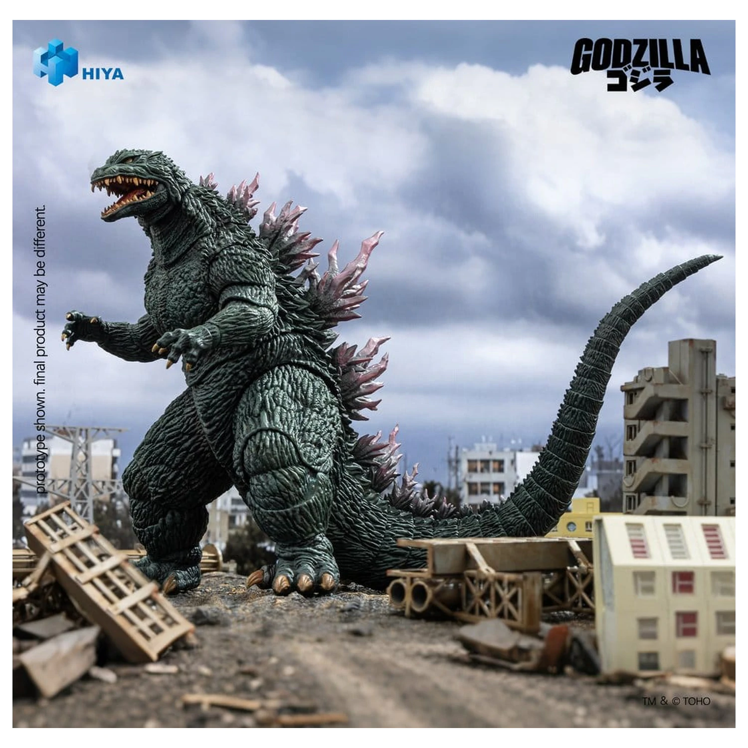 Godzilla vs. Megaguirus (2000) Exquisite Basic Series Action Figur Godzilla 18cm Produktfoto