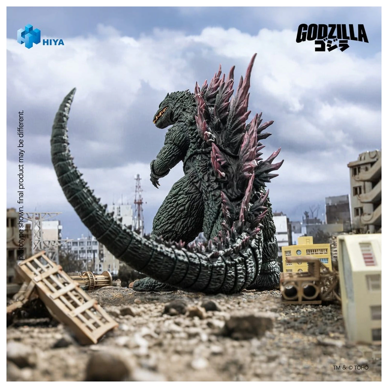Godzilla vs. Megaguirus (2000) Exquisite Basic Series Action Figur Godzilla 18cm Produktfoto