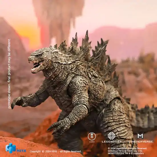 Godzilla x Kong: The New Empire Exquisite Basic Actionfigur Godzilla Rre-evolved Ver. 18 cm Produktfoto