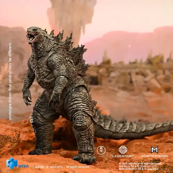 Godzilla x Kong: The New Empire Exquisite Basic Actionfigur Godzilla Rre-evolved Ver. 18 cm Produktfoto