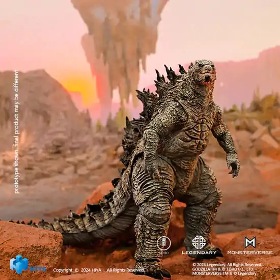 Godzilla x Kong: The New Empire Exquisite Basic Actionfigur Godzilla Rre-evolved Ver. 18 cm Produktfoto