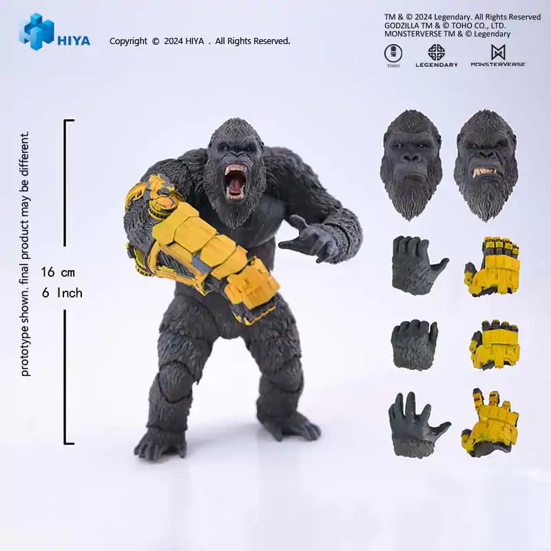 Godzilla x Kong: The New Empire Exquisite Basic Actionfigur Kong B.E.A.S.T. Glove Ver. 16 cm termékfotó