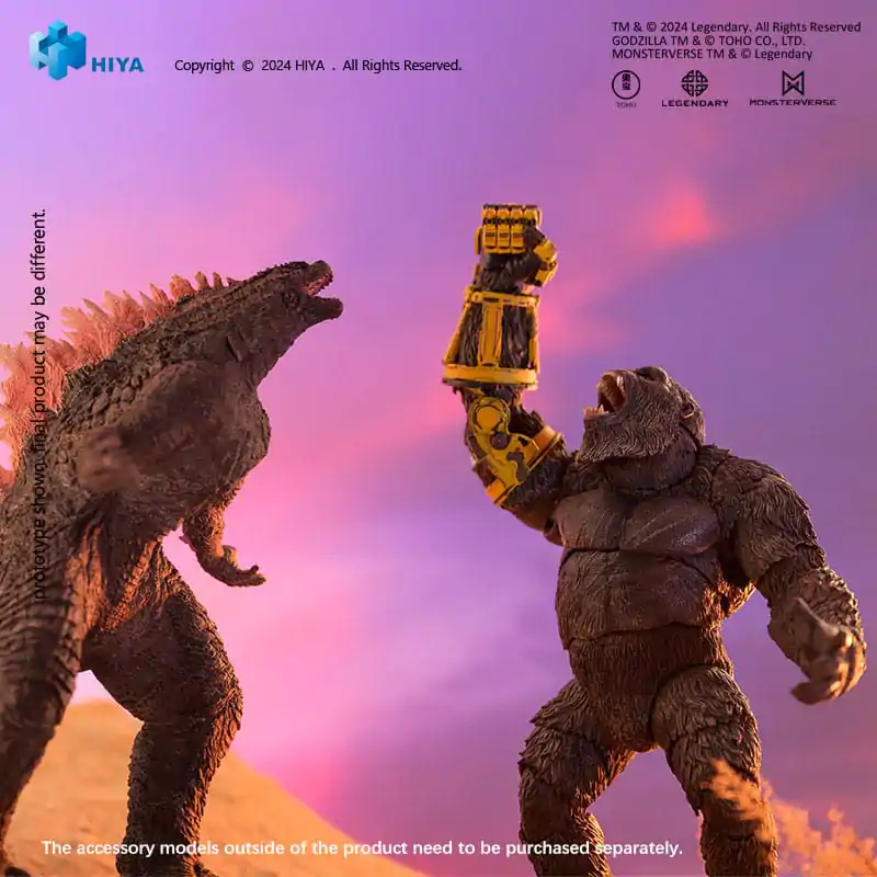 Godzilla x Kong: The New Empire Exquisite Basic Actionfigur Kong B.E.A.S.T. Glove Ver. 16 cm termékfotó