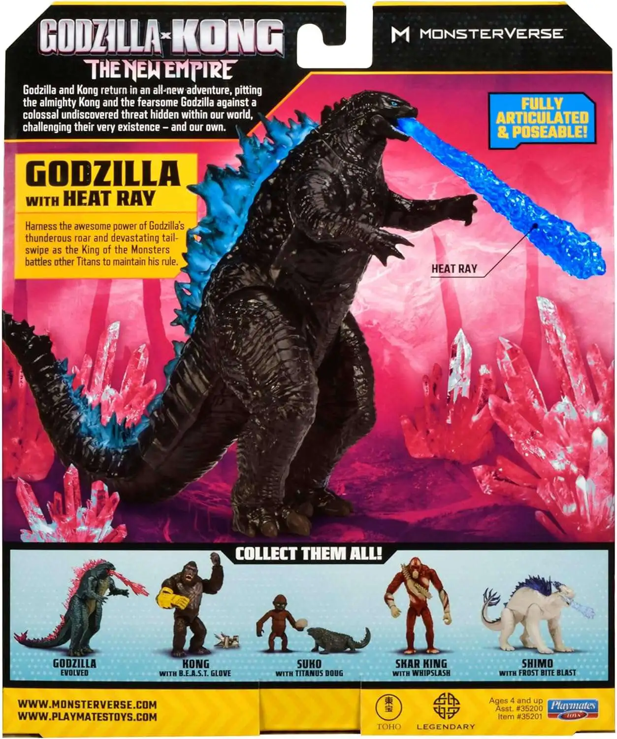 Godzilla x Kong: The New Empire - Godzilla Evolved with Heat Ray Actionfigur 15 cm Produktfoto