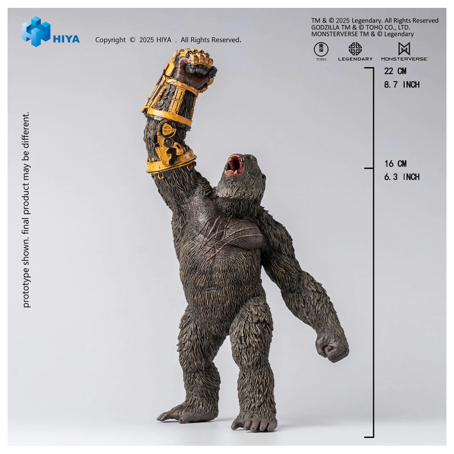 Godzilla x Kong The New Empire Stylist Series PVC Statue Kong B.E.A.S.T. Glove Version 22 cm Produktfoto