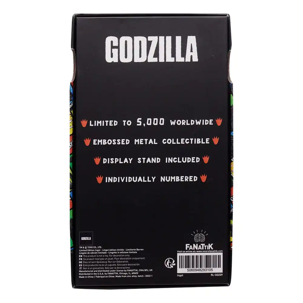 Godzilla XL Metallbarren Limited Edition termékfotó