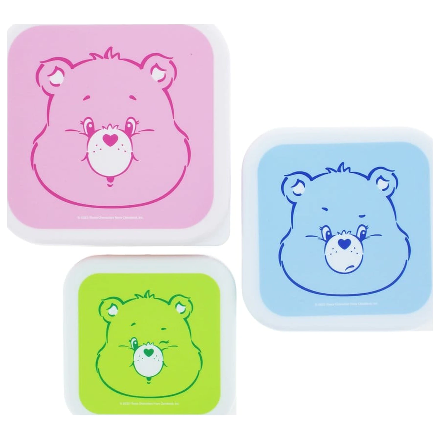 Care Bears Snack Box Set von 3 Produktfoto