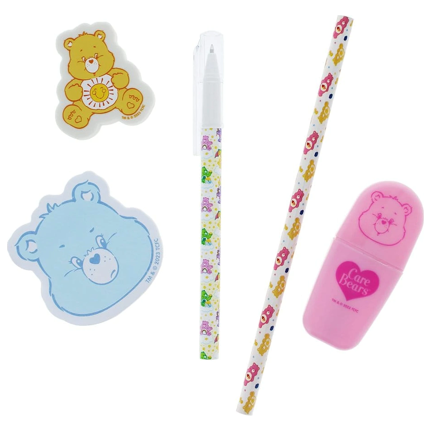 Care Bears 7-teiliges Schreibwarenset Produktfoto