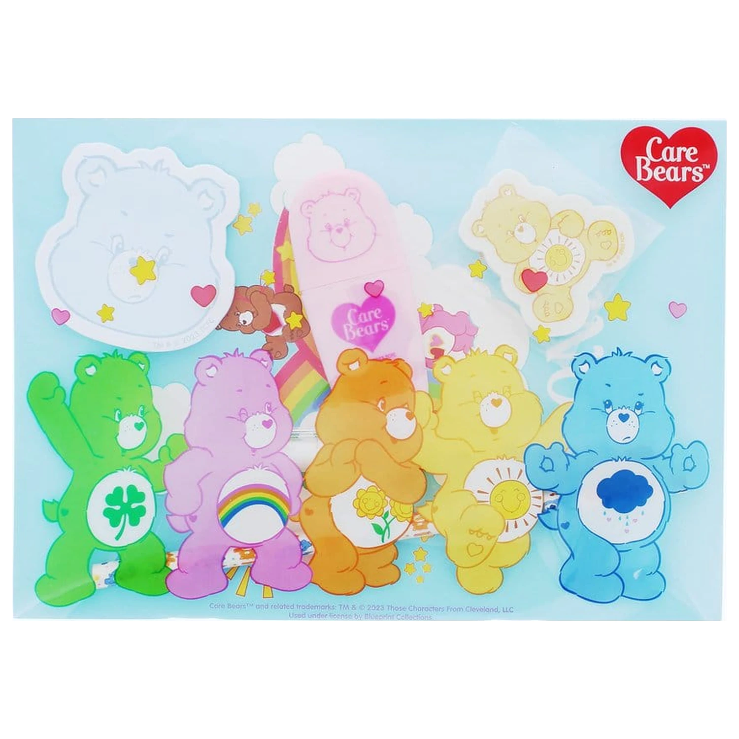 Care Bears 7-teiliges Schreibwarenset Produktfoto