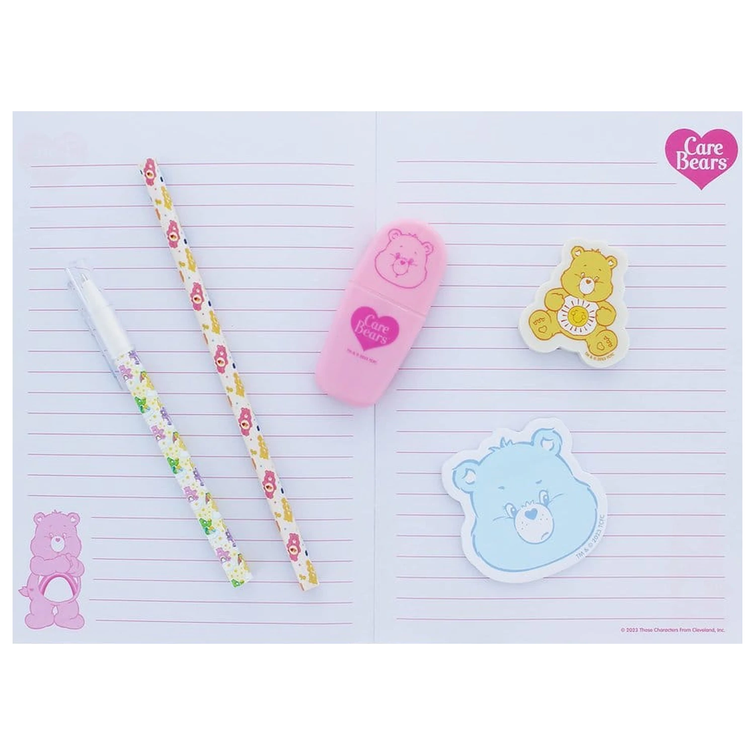 Care Bears 7-teiliges Schreibwarenset Produktfoto