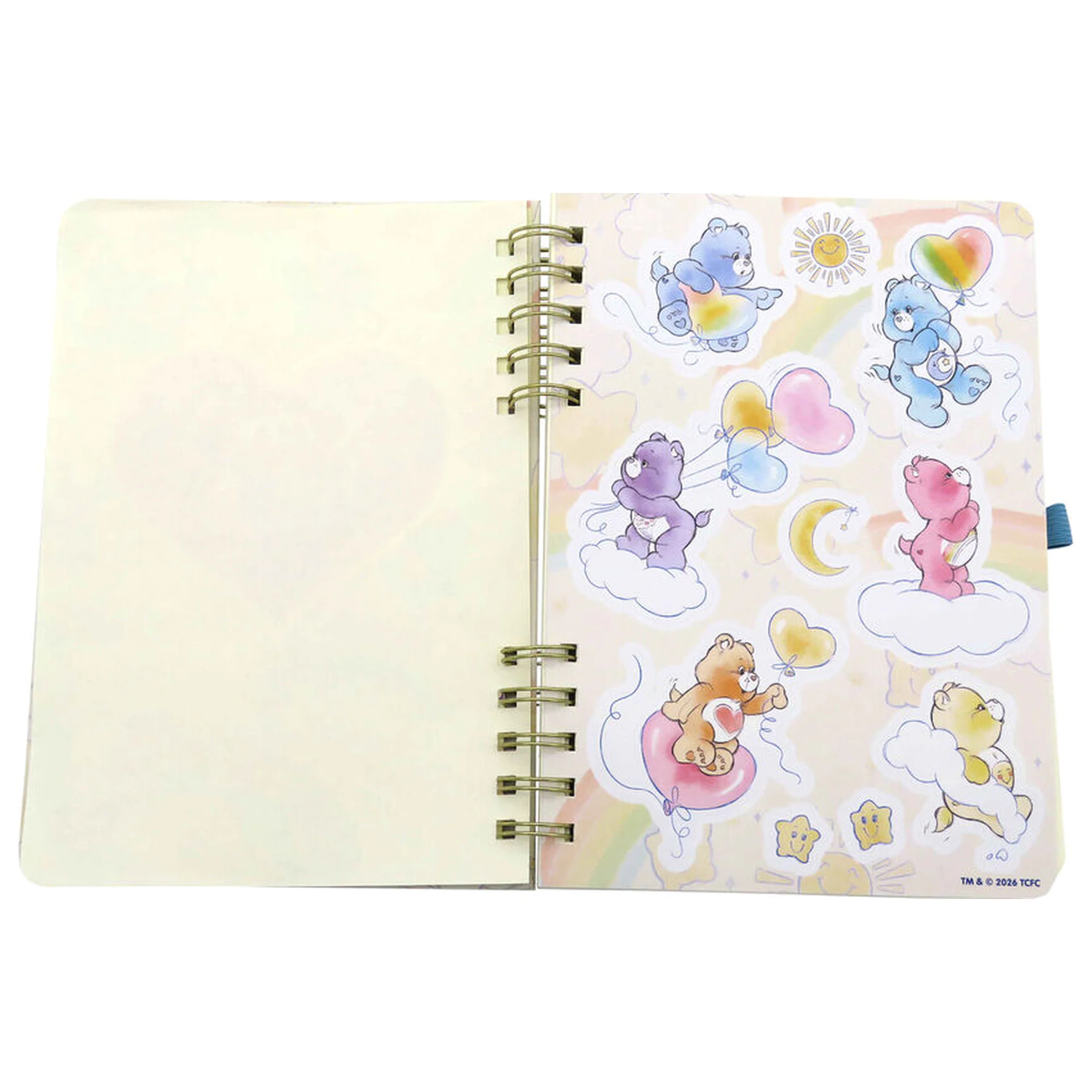 Care Bears A5 Notizbuch + Stift und Sticker Produktfoto