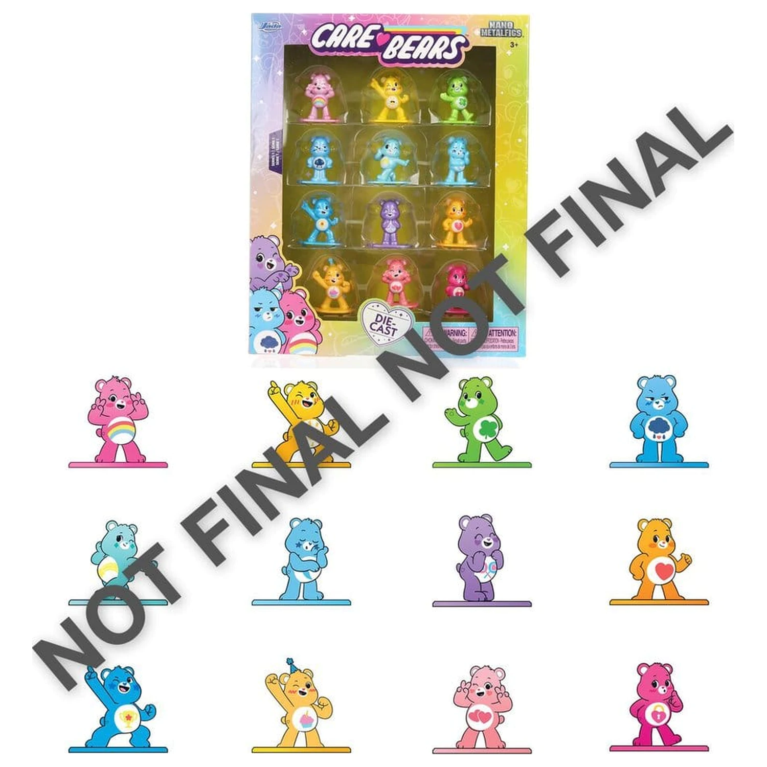 Care Bears Nanofigs 12er-Pack Produktfoto