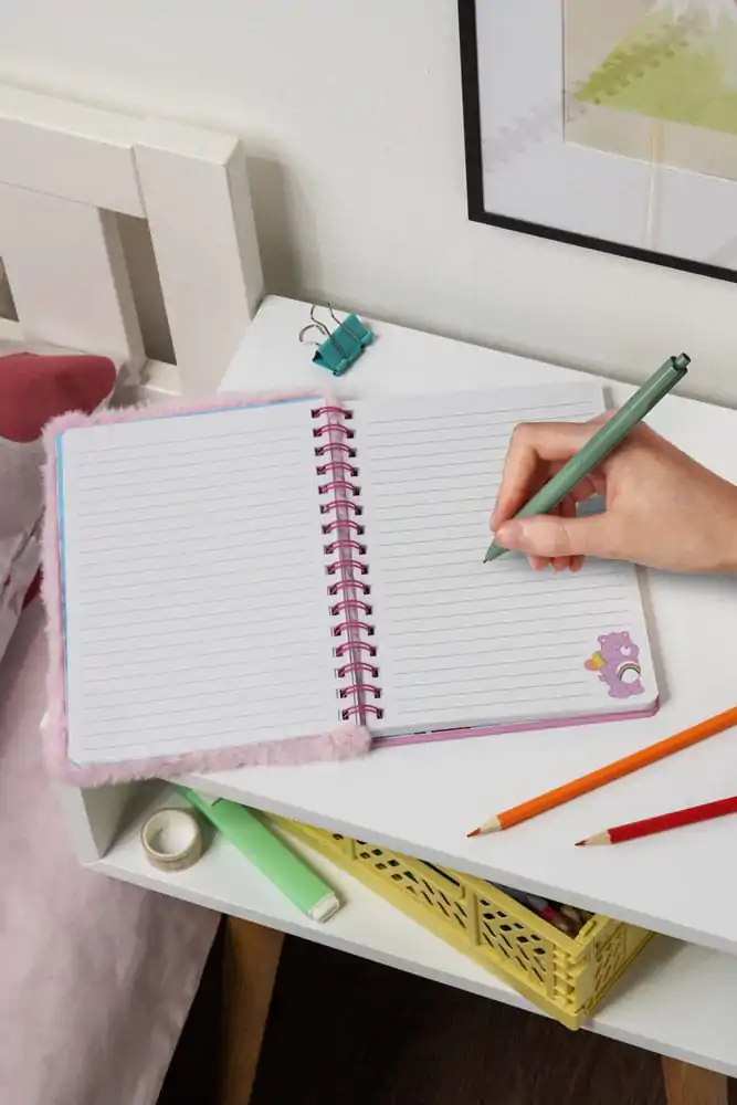 The Care Bears Notebook Flauschiges Notizbuch Produktfoto