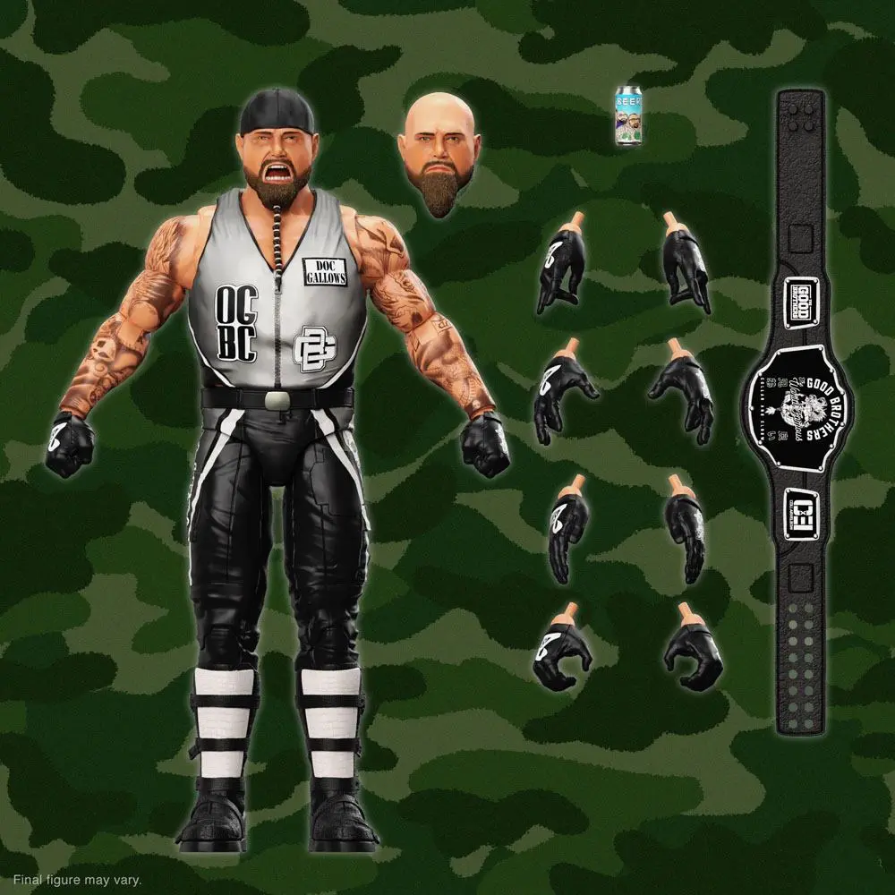 Good Brothers Wrestling Ultimates Actionfigur Wave 2 Doc Gallows 18 cm Produktfoto