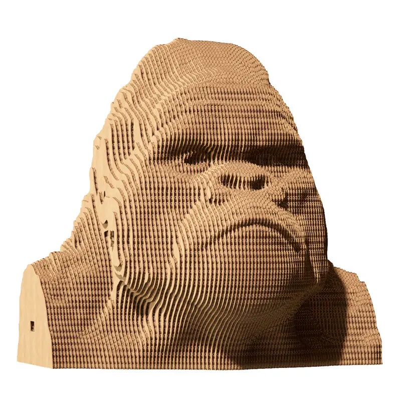 Gorilla Kartonisches 3D-Puzzle 94 taile Produktfoto