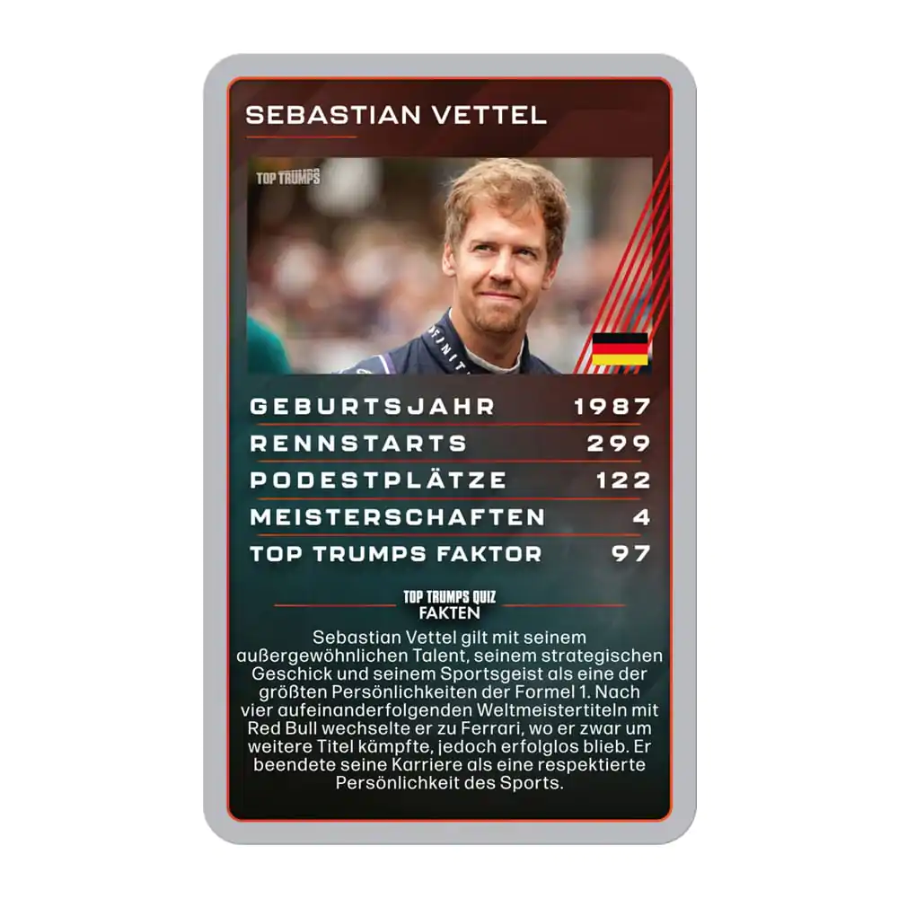Grand Prix Helden Kartenspiel Top Trumps Sammlerstücke *Deutsche Version* Produktfoto