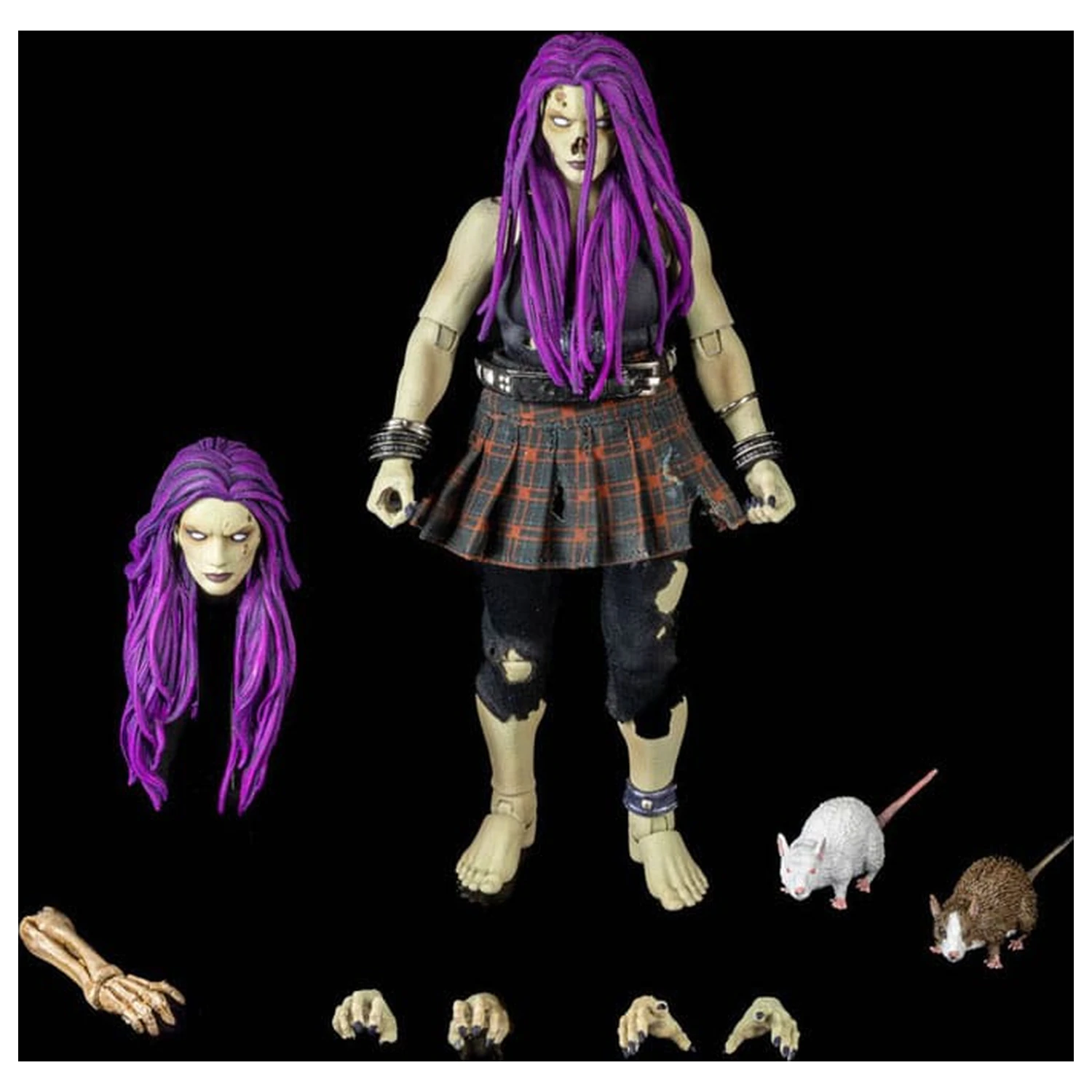Graveyard Series Action Figur Rocker Zombie Produktfoto