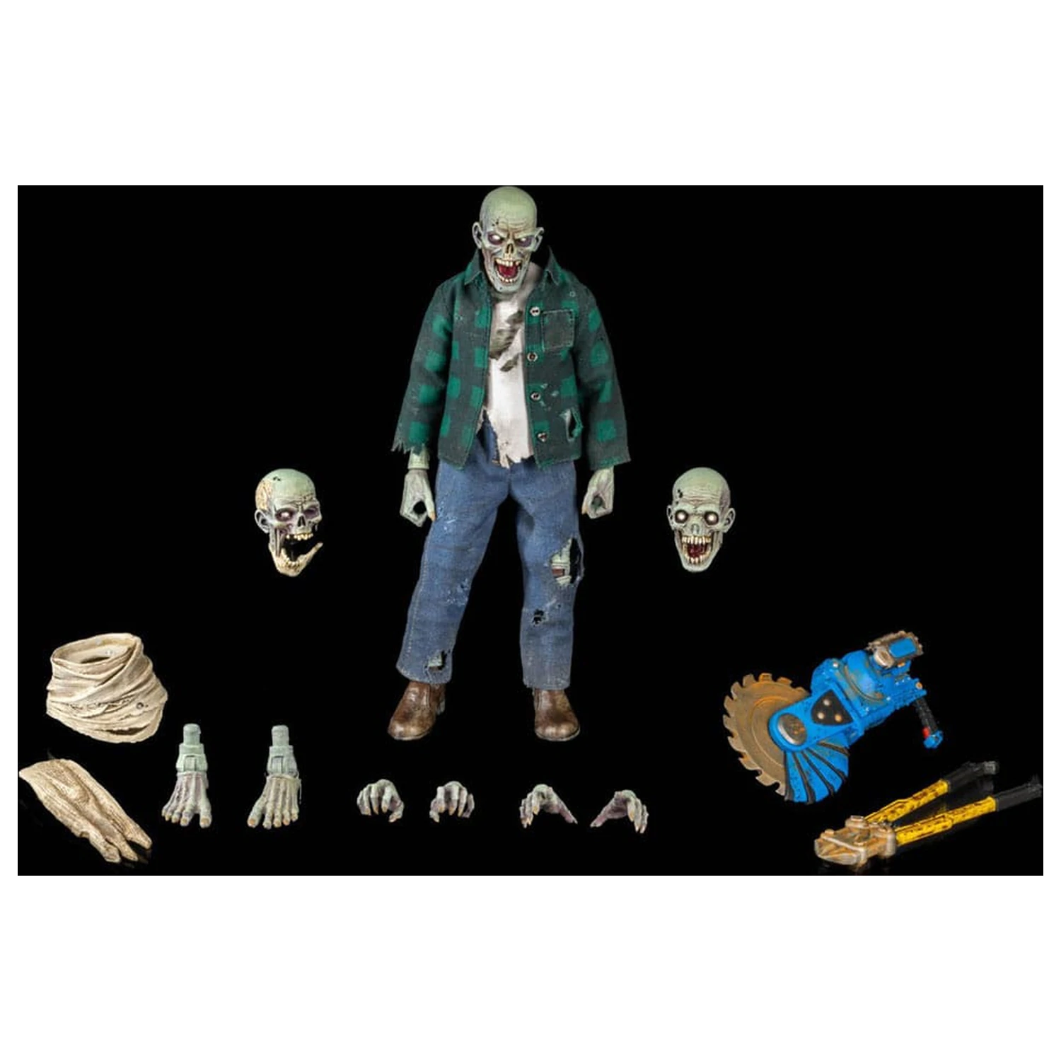 Graveyard Series Action Figur Worker Zombie Produktfoto