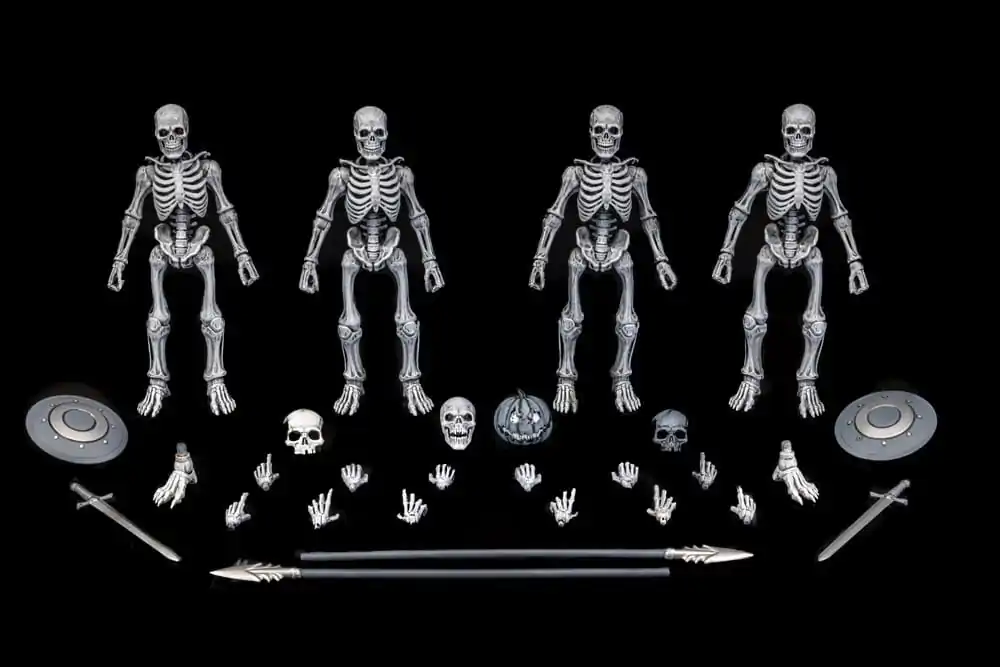 Graveyard Skeletons Actionfiguren 4er-Pack Produktfoto