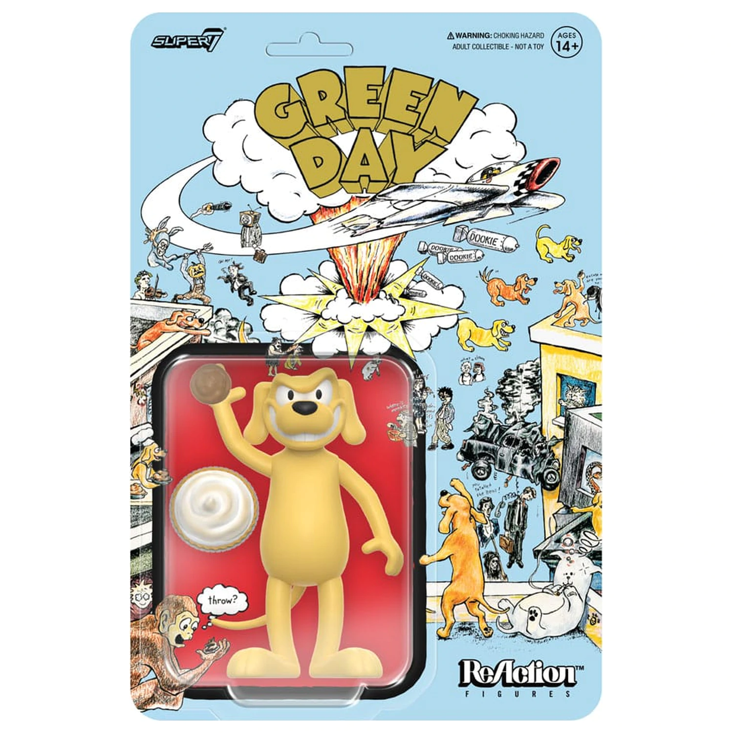 Green Day ReAction Actionfigur Dookie Dog 9 cm Produktfoto